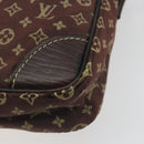 LOUIS VUITTON Monogram Mini Lin Danube Shoulder Bag Ebene M95228 LV Auth BA14928-15