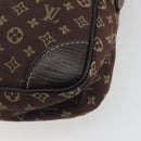 LOUIS VUITTON Monogram Mini Lin Danube Shoulder Bag Ebene M95228 LV Auth BA14928-17