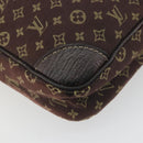 LOUIS VUITTON Monogram Mini Lin Danube Shoulder Bag Ebene M95228 LV Auth BA14928-18