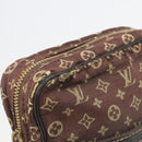 LOUIS VUITTON Monogram Mini Lin Danube Shoulder Bag Ebene M95228 LV Auth BA14928-10