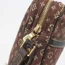 LOUIS VUITTON Monogram Mini Lin Danube Shoulder Bag Ebene M95228 LV Auth BA14928-19