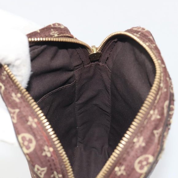 LOUIS VUITTON Monogram Mini Lin Danube Shoulder Bag Ebene M95228 LV Auth BA14928