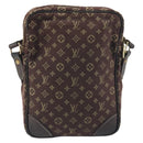 LOUIS VUITTON Monogram Mini Lin Danube Shoulder Bag Ebene M95228 LV Auth BA14928-2