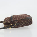 LOUIS VUITTON Monogram Mini Lin Danube Shoulder Bag Ebene M95228 LV Auth BA14928-4