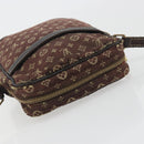 LOUIS VUITTON Monogram Mini Lin Danube Shoulder Bag Ebene M95228 LV Auth BA14928-6