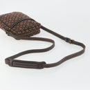 LOUIS VUITTON Monogram Mini Lin Danube Shoulder Bag Ebene M95228 LV Auth BA14928-8