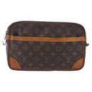 LOUIS VUITTON Monogram Compiegne 28 Clutch Bag M51845 LV Auth BA14929-13