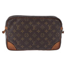 LOUIS VUITTON Monogram Compiegne 28 Clutch Bag M51845 LV Auth BA14929-2