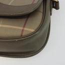 Burberrys Nova Check Shoulder Bag Canvas Beige Gold Tone Auth BA14931A-9