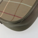 Burberrys Nova Check Shoulder Bag Canvas Beige Gold Tone Auth BA14931A-16