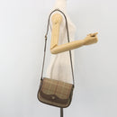 Burberrys Nova Check Shoulder Bag Canvas Beige Gold Tone Auth BA14931A-21
