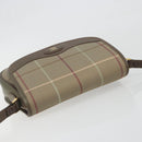 Burberrys Nova Check Shoulder Bag Canvas Beige Gold Tone Auth BA14931A-6
