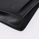 LOUIS VUITTON Epi Sellier Dragonne Clutch Bag Black M52612 LV Auth BA14932-14