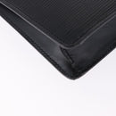 LOUIS VUITTON Epi Sellier Dragonne Clutch Bag Black M52612 LV Auth BA14932-15