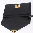 LOUIS VUITTON Epi Sellier Dragonne Clutch Bag Black M52612 LV Auth BA14932-18