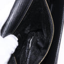 LOUIS VUITTON Epi Sellier Dragonne Clutch Bag Black M52612 LV Auth BA14932-11