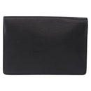 LOUIS VUITTON Epi Sellier Dragonne Clutch Bag Black M52612 LV Auth BA14932-2