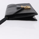 LOUIS VUITTON Epi Sellier Dragonne Clutch Bag Black M52612 LV Auth BA14932-4