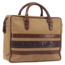 SAINT LAURENT Hand Bag Canvas Beige Auth BA14933-1