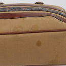 SAINT LAURENT Hand Bag Canvas Beige Auth BA14933-6