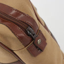 SAINT LAURENT Hand Bag Canvas Beige Auth BA14933-11