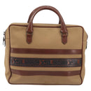 SAINT LAURENT Hand Bag Canvas Beige Auth BA14933-13