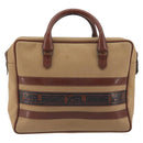 SAINT LAURENT Hand Bag Canvas Beige Auth BA14933-2