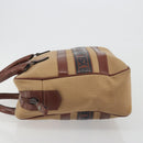 SAINT LAURENT Hand Bag Canvas Beige Auth BA14933-4