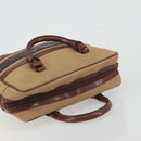 SAINT LAURENT Hand Bag Canvas Beige Auth BA14933-7