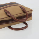 SAINT LAURENT Hand Bag Canvas Beige Auth BA14933-8