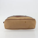 SAINT LAURENT Hand Bag Canvas Beige Auth BA14933-5