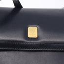 GUCCI Shoulder Bag Leather Navy Gold Tone 29 001 4697 Auth BA14935-17
