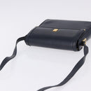 GUCCI Shoulder Bag Leather Navy Gold Tone 29 001 4697 Auth BA14935-6