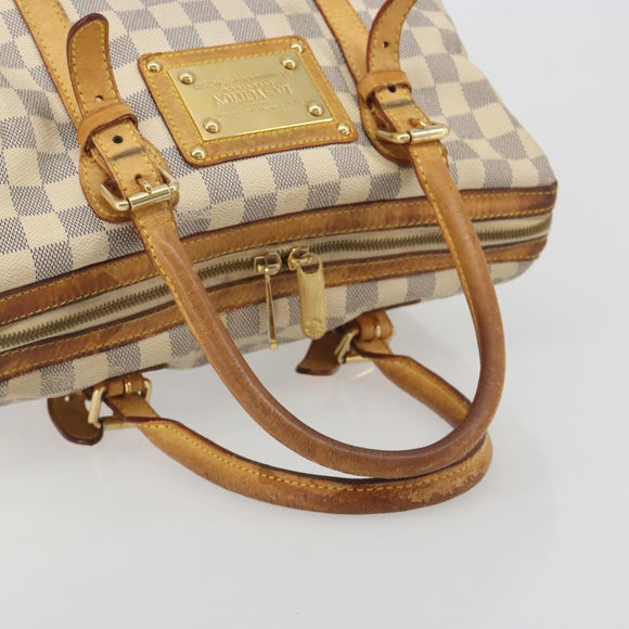 LOUIS VUITTON Damier Azur Berkeley Hand Bag N52001 LV Auth BA14936