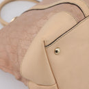 GUCCI GG Canvas Tote Bag Pink Gold Tone 257068 Auth BA14937-16