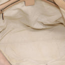 GUCCI GG Canvas Tote Bag Pink Gold Tone 257068 Auth BA14937-11