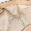 GUCCI GG Canvas Tote Bag Pink Gold Tone 257068 Auth BA14937-18