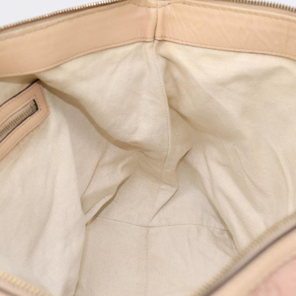GUCCI GG Canvas Tote Bag Pink Gold Tone 257068 Auth BA14937