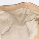 GUCCI GG Canvas Tote Bag Pink Gold Tone 257068 Auth BA14937-19