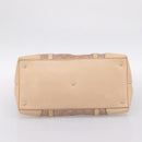 GUCCI GG Canvas Tote Bag Pink Gold Tone 257068 Auth BA14937-5