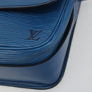 LOUIS VUITTON Epi Cartouchiere MM Shoulder Bag Blue M52245 LV Auth BA14941-9