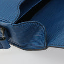 LOUIS VUITTON Epi Cartouchiere MM Shoulder Bag Blue M52245 LV Auth BA14941-20