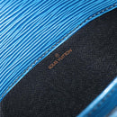 LOUIS VUITTON Epi Cartouchiere MM Shoulder Bag Blue M52245 LV Auth BA14941-21