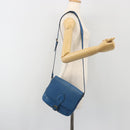 LOUIS VUITTON Epi Cartouchiere MM Shoulder Bag Blue M52245 LV Auth BA14941-25