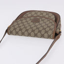 GUCCI GG Supreme Shoulder Bag PVC Leather Beige Gold Tone Auth BA14942-6