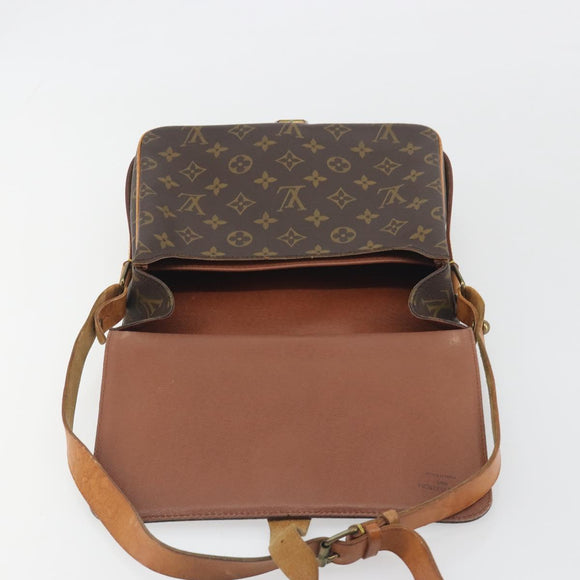 LOUIS VUITTON Monogram Cartouchiere GM Shoulder Bag M51252 LV Auth BA14943