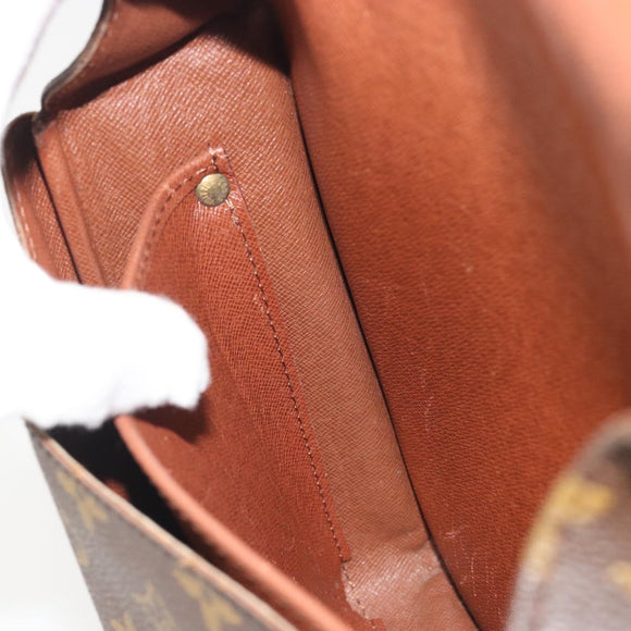 LOUIS VUITTON Monogram Cartouchiere GM Shoulder Bag M51252 LV Auth BA14943