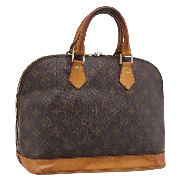 LOUIS VUITTON Monogram Alma Hand Bag M51130 LV Auth BA14944