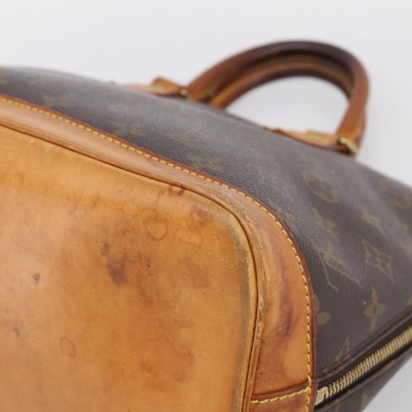 LOUIS VUITTON Monogram Alma Hand Bag M51130 LV Auth BA14944