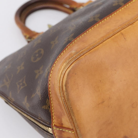 LOUIS VUITTON Monogram Alma Hand Bag M51130 LV Auth BA14944